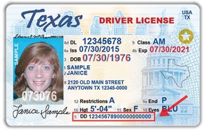 what is an audit number on drivers license